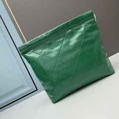 Bolsa 22 Média Verde Com Dourado Italiana - comprar online