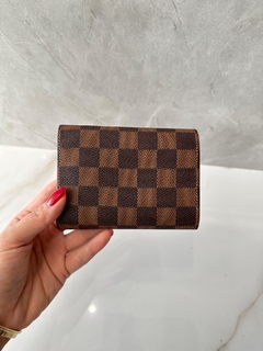 Carteira Louis Vuitton Victorine Ebene Vermelha Italiana - comprar online