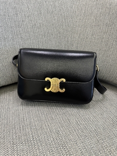 Bolsa Celine Triomphe Classique Preta Italiana - comprar online