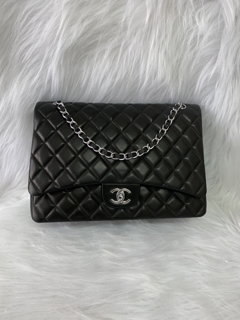 Bolsa Maxi Jumbo Preta Italiana