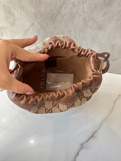 Bolsa Gucci Horsebit Bucket Marrom Italiana na internet