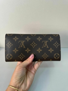 Carteira Louis Vuitton Sarah Vinho Italiana - loja online