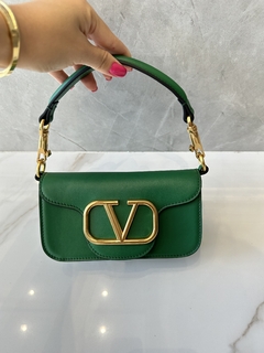 Bolsa VLTN Locò Verde Pequena Italiana na internet