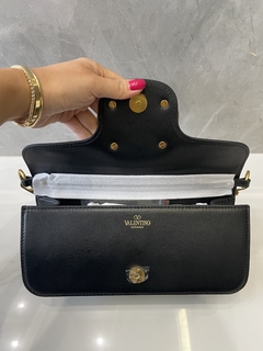 Bolsa VLTN Preta Shoulder Italiana - loja online