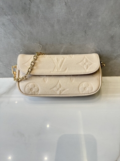 Bolsa Carteira Ivy Louis Vuitton Creme Italiana - loja online