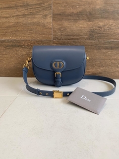 Bolsa Dior Bobby Média Azul Italiana