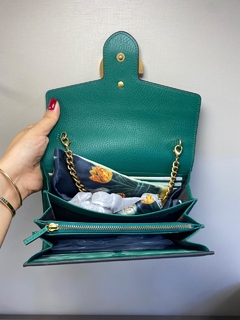 Bolsa Gucci Mini Marmont Verde Italiana - comprar online