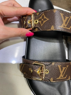 Flat Rasteira Louis Vuitton Bom Dia Monogram - comprar online