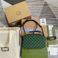 Bolsa Gucci Marmont Multicolor Verde Italiana - comprar online