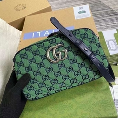 Bolsa Gucci Marmont Multicolor Verde Italiana