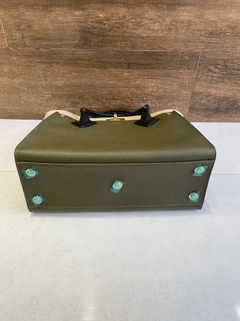 Bolsa Louis Vuitton On My Side Verde Italiana - loja online