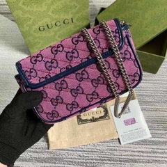 Bolsa Gucci Super Mini Rosa