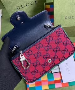 Bolsa Gucci GG Marmont Multicolor Super Mini Italiana - comprar online