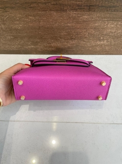 Bolsa Hermès Kelly Mini 20 Pink Italiana - Bolsas e Grife