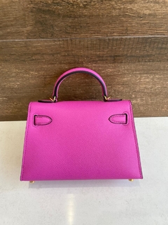Bolsa Hermès Kelly Mini 20 Pink Italiana - loja online