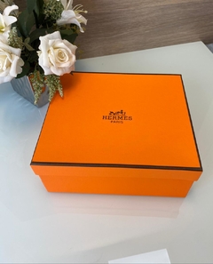 Caixa Hermès Presente Laranja Pequena Italiana na internet