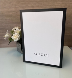 Caixa Gucci Branca e Preta Grande Italiana