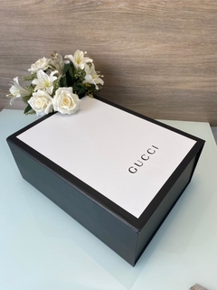 Caixa Gucci Branca e Preta Grande Italiana - comprar online