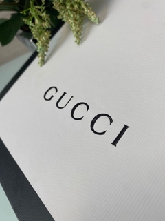 Caixa Gucci Branca e Preta Média Italiana - comprar online