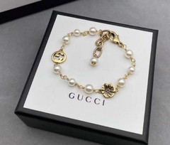 Pulseira Gucci GG com Pérolas Italiana