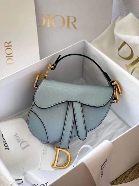 Bolsa Dior Saddle Micro Azul
