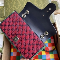 Bolsa Gucci Marmont Multicolor Pequena Italiana - comprar online