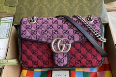 Bolsa Gucci Marmont Multicolor Pequena Italiana