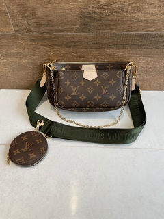 Bolsa Louis Vuitton Multi Pochette Accessoires Alça Verde Italiana