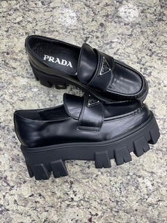 Mocassim Monolith Prada Preto Italiana - comprar online