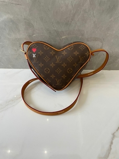 Coeur game on cloth crossbody bag Louis Vuitton Brown in Cloth - 22373633