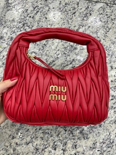 Bolsa Miu Miu Wander Vermelha Italiana - comprar online