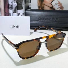 Óculos de Sol DiorBlackSuit Masculino Acetato Marrom Italiana