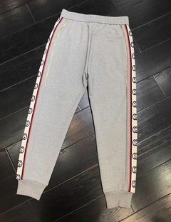 Calça Moletom Gucci Cinza Italiana