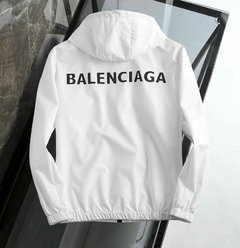 Blusa Corta Vento Balenciaga Branca Italiana - comprar online