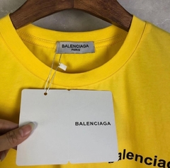 Camiseta Balenciaga Amarela Minnei Italiana na internet