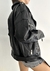 St. Marie eco leather oversized jacket - buy online