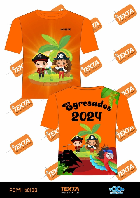 EGRESADITOS PIRATAS REMERAS