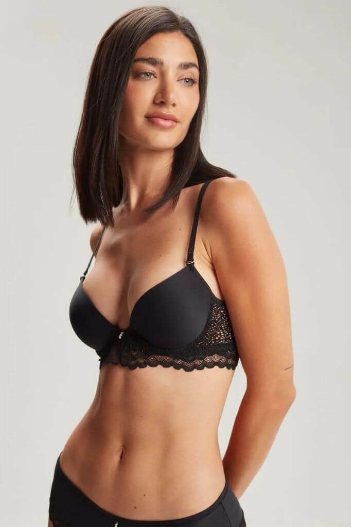 Corpino taza soft negro odile MAE Intimates