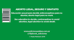 Flipbook Aborto Legal Seguro y Gratuito (cine de dedo) - comprar online