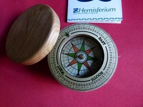 Brújula Náutica de madera - Hemisferium