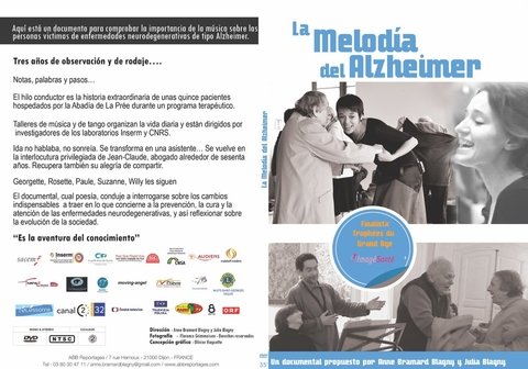 "La Melodía del Alzheimer" DVD Documental de Anne Bramard-Blagny - Subtitulado en español