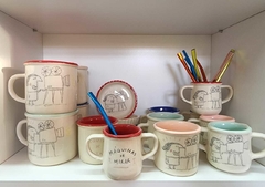 Mate Taza Plato - Máquinas de Mirar x Pintamonas cerámicas - Máquinas de Mirar