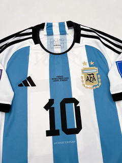 CAMISETA FINAL ARGENTINA - FRANCIA MUNDIAL QATAR 2022 - AFA (Aeroready) en internet