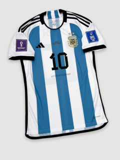 CAMISETA FINAL ARGENTINA - FRANCIA MUNDIAL QATAR 2022 - AFA (Aeroready)