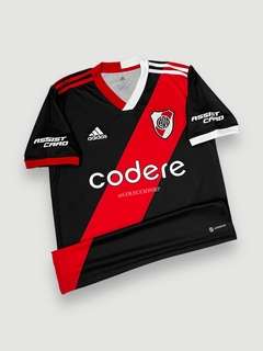 NUEVA CAMISETA SUPLENTE NEGRA Y ROJA 2023 (Aeroready) - Colección RP