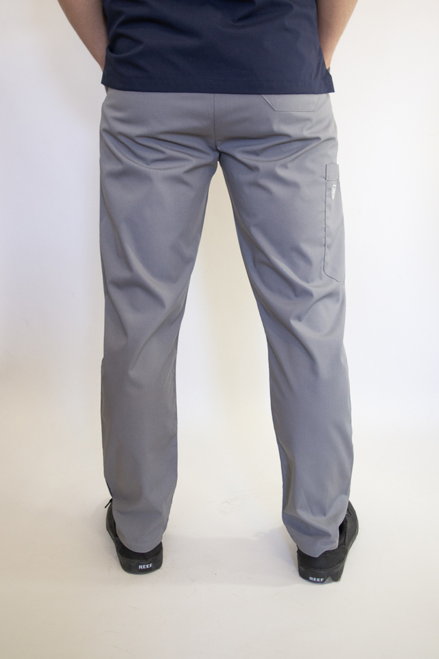 Pantalon gris topo deals