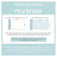 Papel de Parede Safari Verde - Mimoo Toys - comprar online