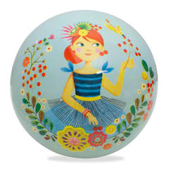 bola-inflavel-22cm-menina-com-flores-djeco