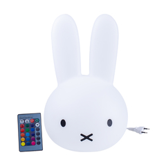 Luminária Cabeça Coelha Miffy® Natural Led com Fio (36cm) - comprar online