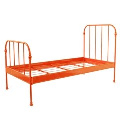 cama-de-ferro-solteiro-estilo-patente-laranja 
